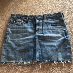 jean skirt WORN ONCE